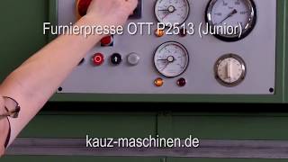 Furnierpresse OTT / Veneer Press