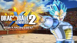 THIS IS HOW YOU USE ATOMIC BLAST! | Xenoverse 2 Blue Evolution Vegeta Tournament