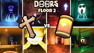 All Crucifix Uses Vs All Barrel Of Starlight Uses In Doors Floor 2-Doors Floor 2 Update(The Mines)