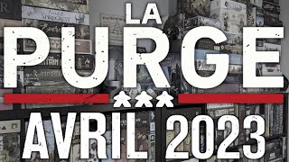 LA PURGE: Les jeux de société dont je me débarrasse [AVRIL 2023]