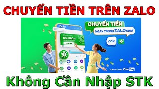 Cách chuyển tiền trên  zalo không cần nhập stk | How to transfer money on zalo HAM TÌM TÒI