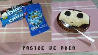 Postre de OREO con 3 ingredientes y sin horno [Claus Recetas]