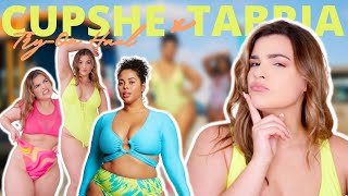 CUPSHE X TABRIA MAJORS CURVY SWIMWEAR TRY ON HAUL 🌴👙 MIDSIZE - PLUS SIZE 0XL