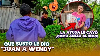 Juan hizo que WENDY cambiará hasta de colores con el tremendo susto que le saco | Sorpresa para PEY.