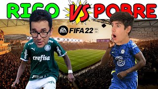 RICO VS POBRE FIFA 22 PALMEIRAS VS CHELSEA | PEDRO MAIA