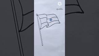 Indian national flag 🇮🇳 drawing, National flag drawing, Independence-Day drawing #shorts #drawing