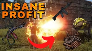 Flame Raiding For INSANE PROFIT - Rust Console Edition