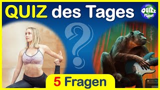 Wer kann das Quiz des Tages lösen? 😊🧠 👀 Quiz deutsch, 5 Fragen - Rätsel zum Lösen, #018