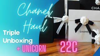 Triple Chanel 22C Unboxing | Unicorn Bag Purchase | First of Its Kind | Mod Shots | Cruise