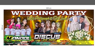 Live Streaming " MONDOL Music " Wedding Perty SITI & ANDRIAN Bedingi  09 Desember 2023