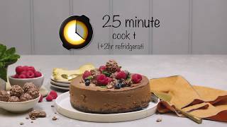 How to make Baked Chocolate Cheesecake with Crockpot® Express XL Pressure Multicooker