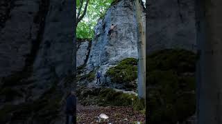 Squeeze it, 9+/10- (8a), Fundgrube, Frankenjura