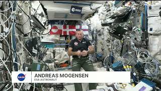 Expedition 69 Astronaut Andreas Mogensen Answers Danish Student, Teacher Questions   Sept  26, 2023