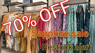 sapphire sale || sapphire sale today || flat 70%  off biggest sale on entire collection