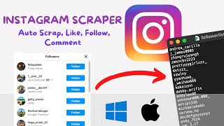 How to Scrap Instagram Followers with Auto Scrap, Like, Follow & Comment Software Tools | NEW METHOD