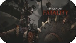 Mortal Kombat X "BuzzSaw Kung Lao Vs. Displacer Raiden!" Kung Lao FATALITY Revealed!