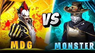 MDG vs MONSTER 👿 1 vs 1 CUSTOM MATCH 😱