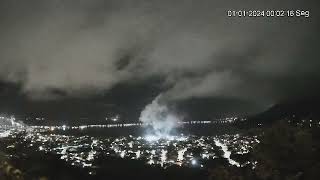 Transmissão Mirante da Lagoa Florianópolis Ao Vivo - Fogos e momentos da virada