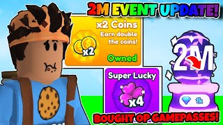 🎉🥚 NEW 2M EVENT IS HERE AND I BOUGHT EVEN MORE GAMEPASSES TO BECOME OVERPOWERED IN ROBLOX CHEST SIM!