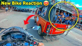 New Bike Public Reaction 😍 Mim Farhan