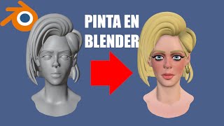 Cómo pintar texturas en Blender - Tutorial texturizado en Español para pintar modelos 3D