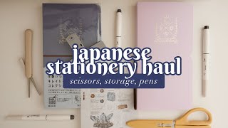 Japanese stationery haul from bunbogu; scissors, storage and pens