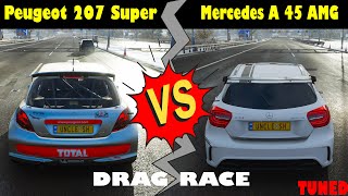 Forza Horizon 4 | Peugeot 207 Super 2000 vs Mercedes A 45 AMG | Drag Race