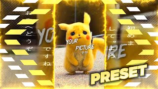 Preset Alight Motion Sendiri🌼 Burn  full beat) 🎶 Pikachu 💛 viral tik tok✨