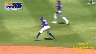 New York Mets Spring Training One Minute Game Recap 3/27/21 vs Astros