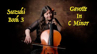 J.S. Bach: Gavotte in C minor | Suzuki Cello Book 3 - Song 6