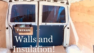 I Quit My Job After 5 Years To Live In A Van Video: Installing Insulation, Walls And A Flower Box