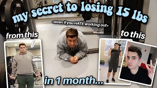 I LOST 15 POUNDS IN 1 MONTH *SHARING MY WEIGHT LOSS SECRET*