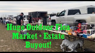 Estate Cleanout + Pop Up Huge Flea Market Sale - Full Time eBay Reseller flipping for PROFITS!