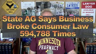 State AG Says Business Broke Consumer Law 594,788 Times