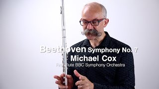 Beethoven Symphony No. 7 flute solos with Michael Cox