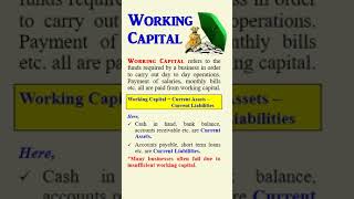 Working Capital #workingcapital #businesscapital #businessfinance