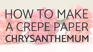 Chrysanthemum Free Paper Flower Template and Tutorial! | How to make paper flowers