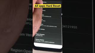 Oppo All Model Factory Reset 2023