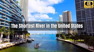 Crossing the Miami River: 4K Walking Tour