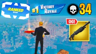 Fortnite Ranked Reload | High Kill Solo vs Squads OG Gameplay (Keyboard & Mouse)