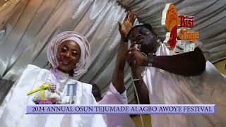 MOMENT ALH. SEFIU ALAO ADEKUNLE SERENADE'S YEYE OSUN TEJUMADE ALAGBO AWOYE AS DHE CELEBRATES ANNUAL