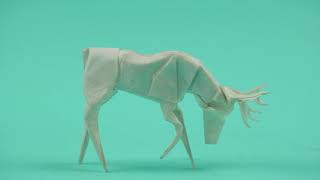 How to Fold Deer - Deer Origami Tutorial by Hoang Tuan