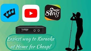 Easiest way to Karaoke/Sing at home for cheap!