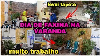 FAXINA NA VARANDA|QIINTAL MUITO TRABALHO