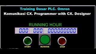Training Dasar PLC. Omron, Membuat Rangkaian Running Hour.