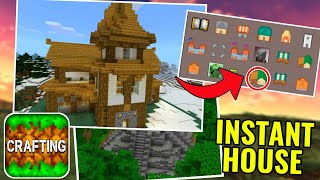 INSTANT STRUCTURES MOD IN CRAFTING AND BUILDING!?!!?