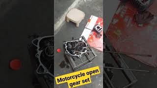 Motorcycle gear set #motorcycle #motorcyclerepairing #viralshorts #gear #gearset