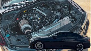 PRECISION TURBO BMW M340i CAME TOO PLAY WITH MY HELLCAT *MUST WATCH*