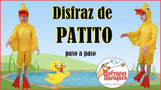 DIY. Disfraz de Patito 🐥.Como hacer disfraz de Pato fácil para niño paso a paso 🦆