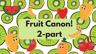 Fruit Canon Mango, Kiwi, Banana Backing Track 2 parts